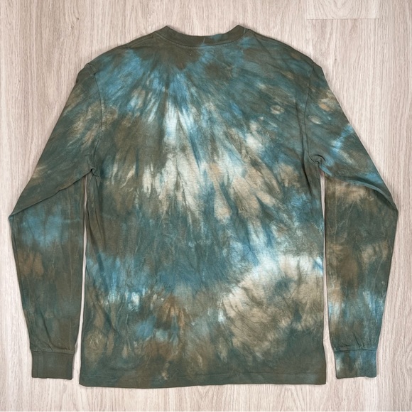 💚John Elliott💚Sorrel Tie Dye Long Sleeve Shirt - Picture 2 of 5